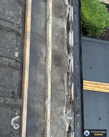 Old roof layers taken off during a repair near Basingstoke